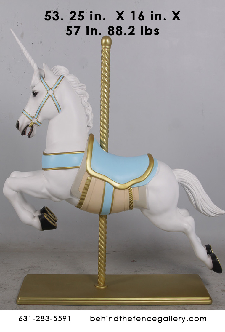 (image for) Unicorn Carousel Replica Statue