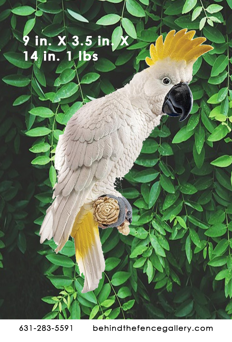 Sulphur Crested Cockatoo Sculpture