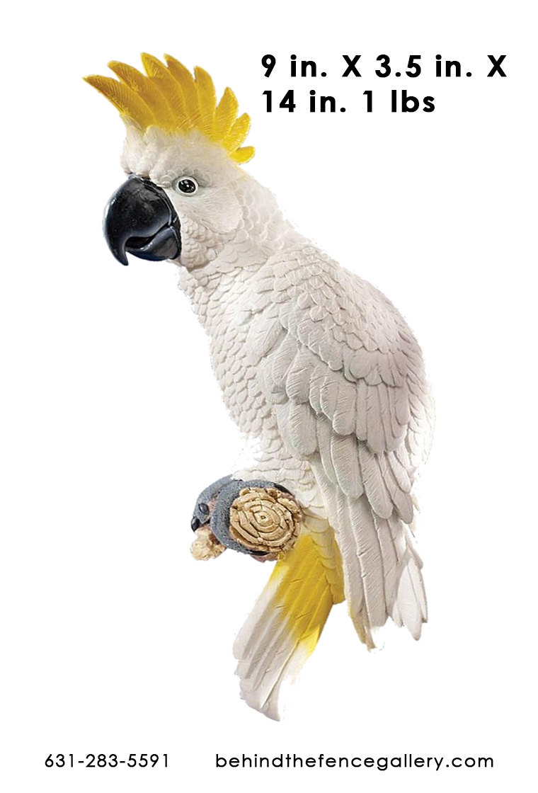 Sulphur Crested Cockatoo Sculpture