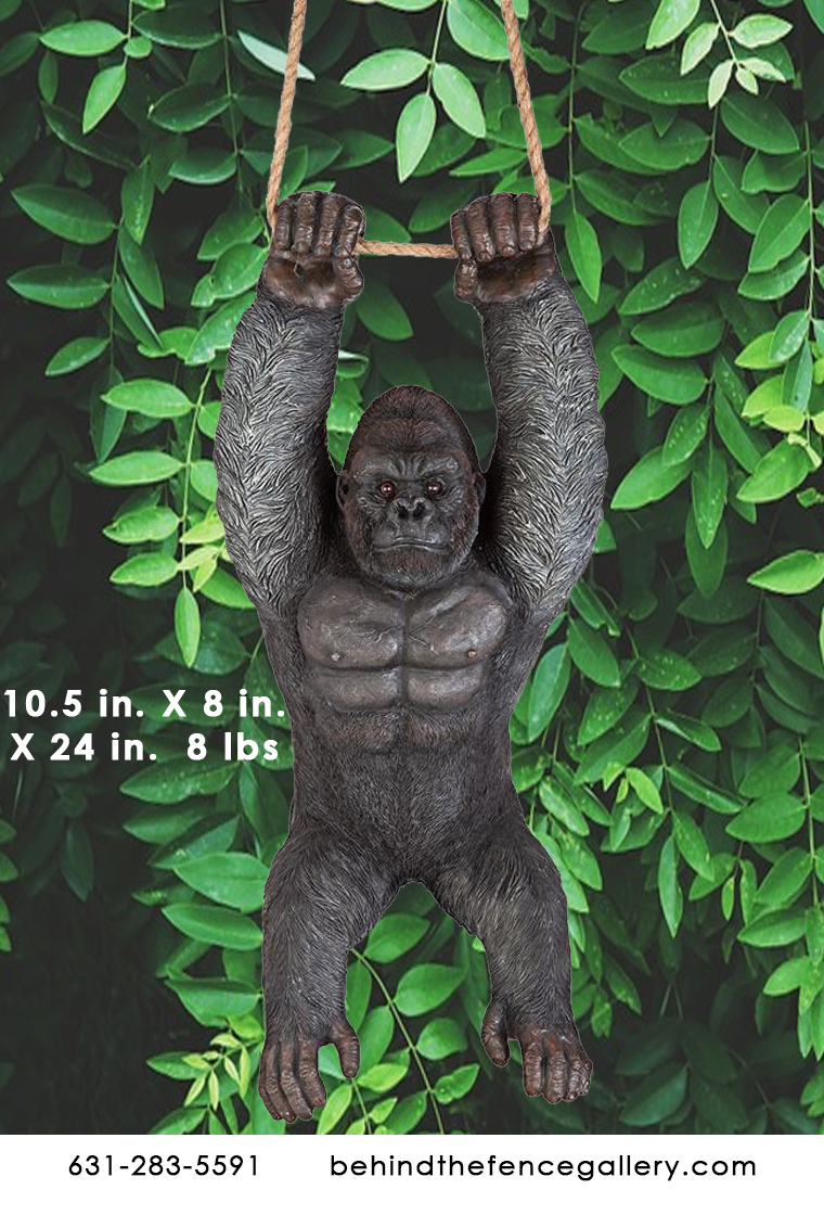 Hanging Gorilla Statue