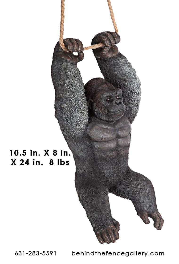 (image for) Hanging Gorilla Statue