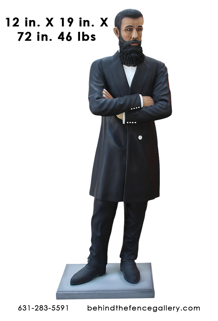 (image for) Herzl Standing Statue