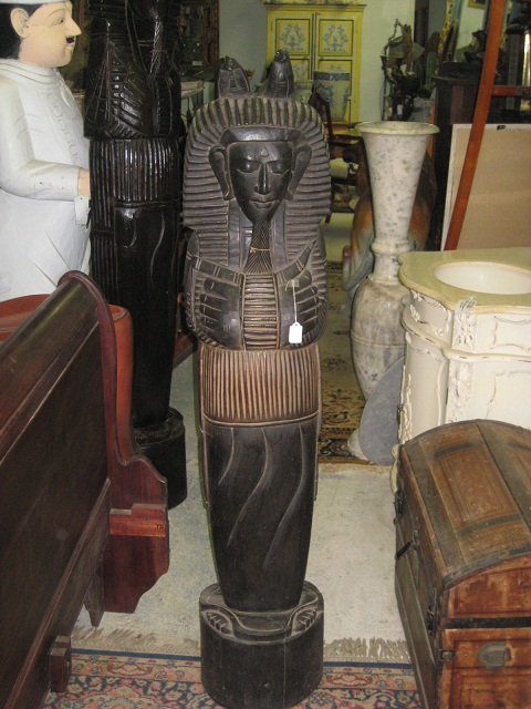 Wooden Pharaoh 4.9 ft discounted - Click Image to Close
