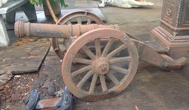 Civil War Cast Iron Cannon