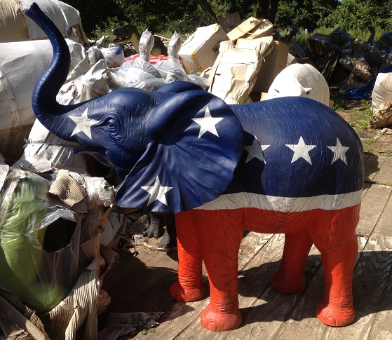 GOP Republican Elephant Statue / Logo