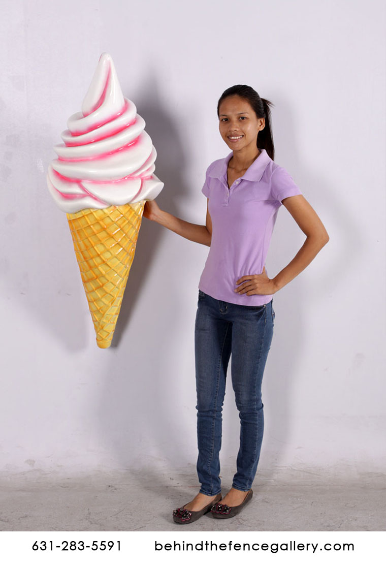 Vanilla Twist Ice Cream Wall Mount