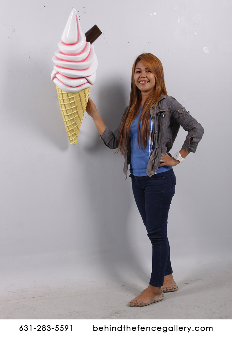 Mini Soft Serve Ice Cream Wall Mount