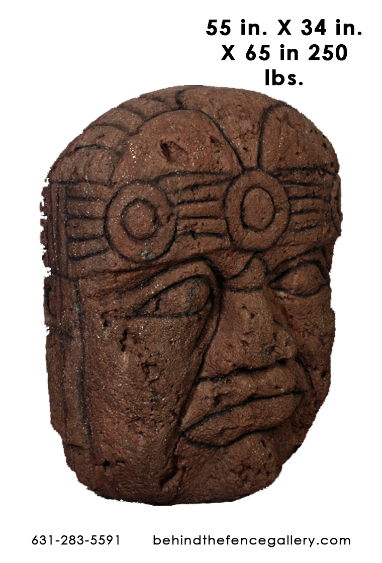 (image for) Grand Olmec Head Statue