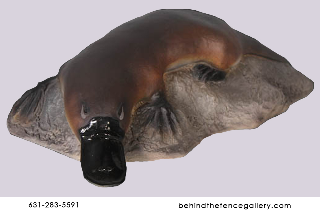 Platypus on Rock statue - Click Image to Close