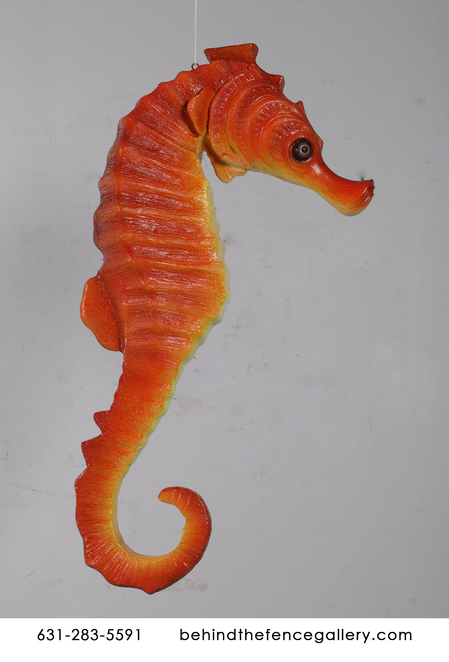 34 inch Seahorse Statue