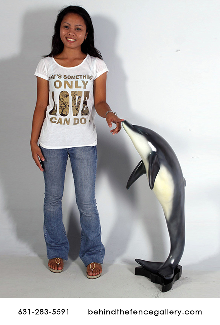 (image for) Jumping Dolphin on Stand - Small