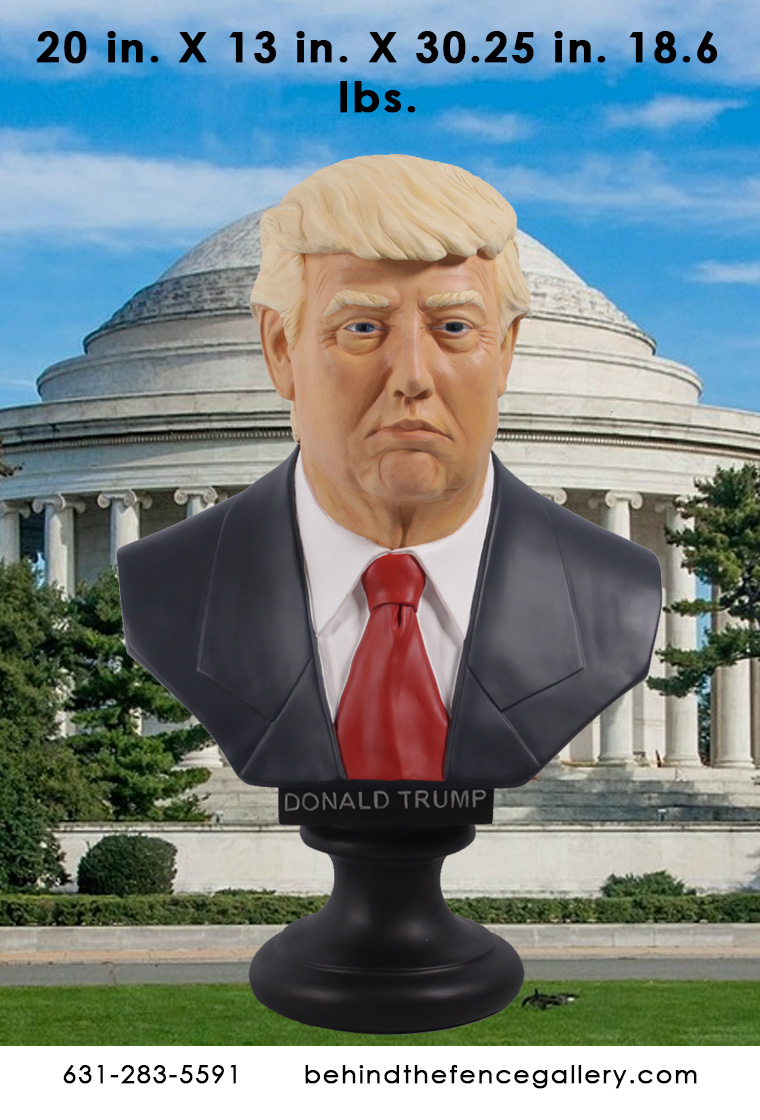 President Trump Statue Bust