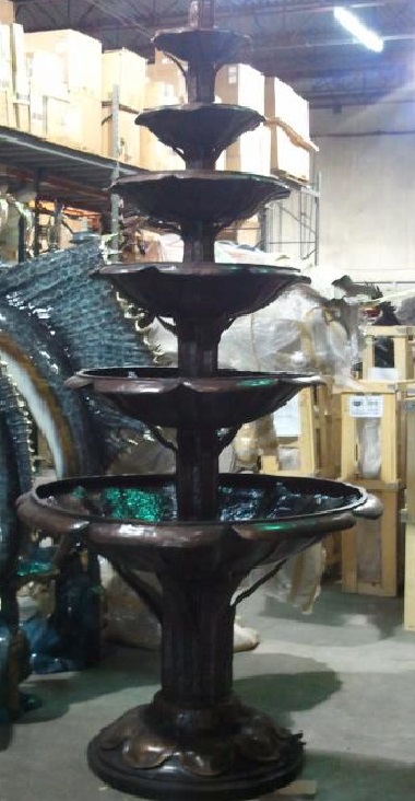 Bronze Six Tiers Fountain