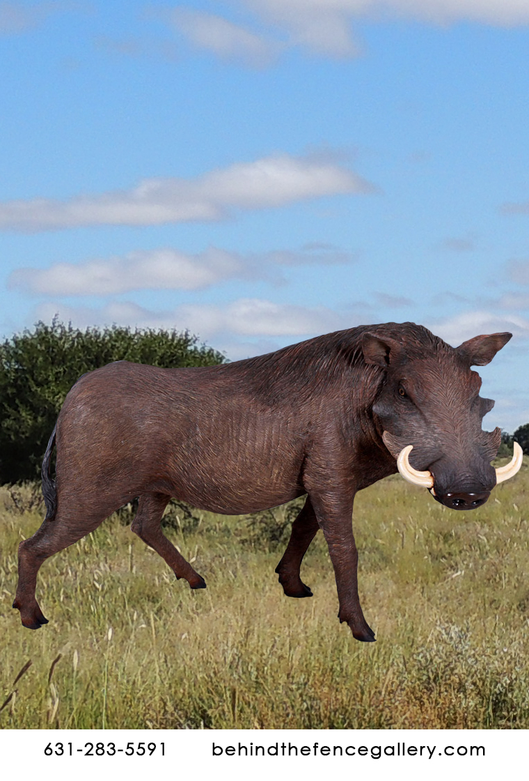 African Warthog Statue