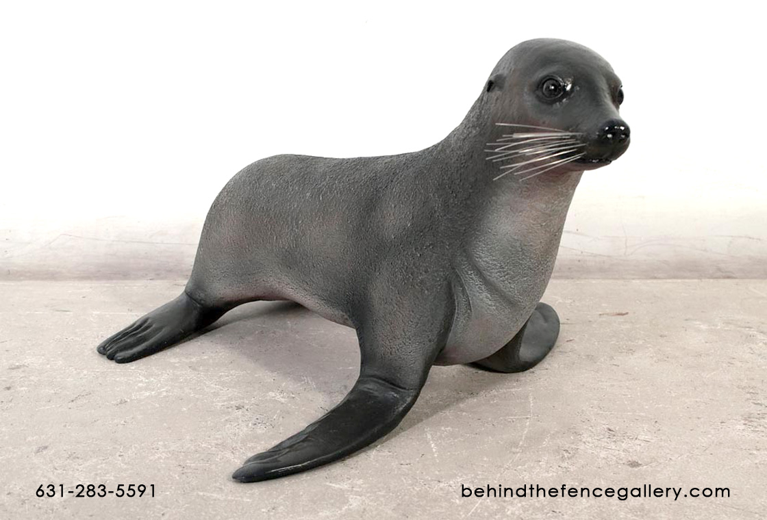 Baby Fur Seal Statue