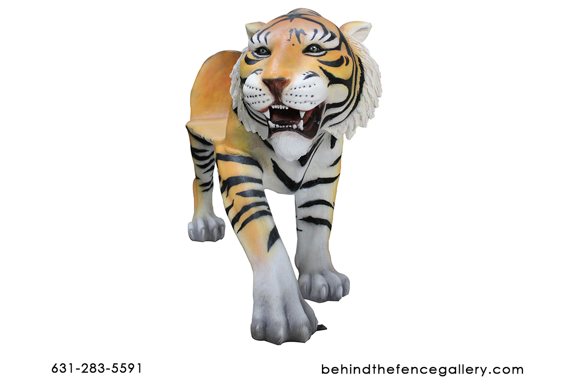 (image for) Tiger Bench Statue Safari Theme Prop