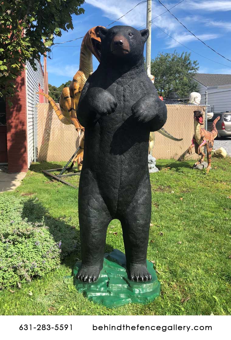 Standing Black Bear Statue