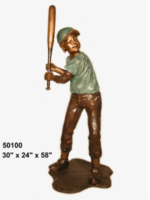 Bronze Baseball Batter