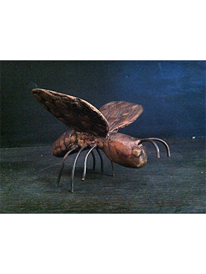 Bronze Bee Statuette