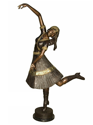 Bronze Costumed Dancer