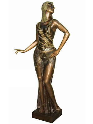 Bronze Costumed Dancer