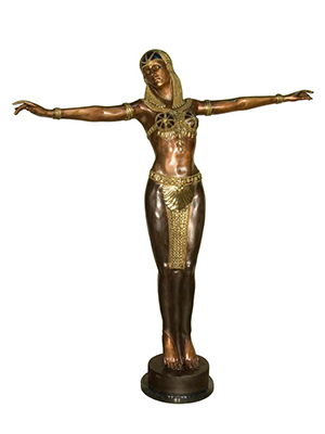 Bronze Costumed Dancer