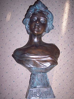 Bronze Bust of Female