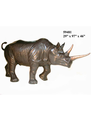 Bronze Rhinoceros