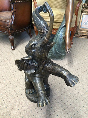 Bronze Standing Elephant