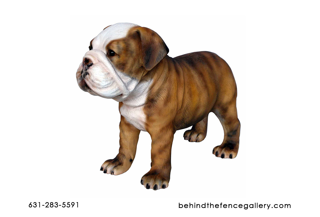 Bulldog Puppy Statue - 1ft.