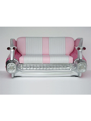 Cadillac Sofa Couch New Light Pink