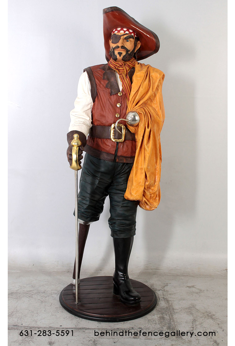 Captain Wooden Leg Statue