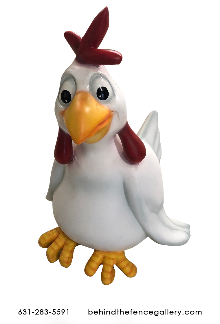 Big Funny Chicken Statue