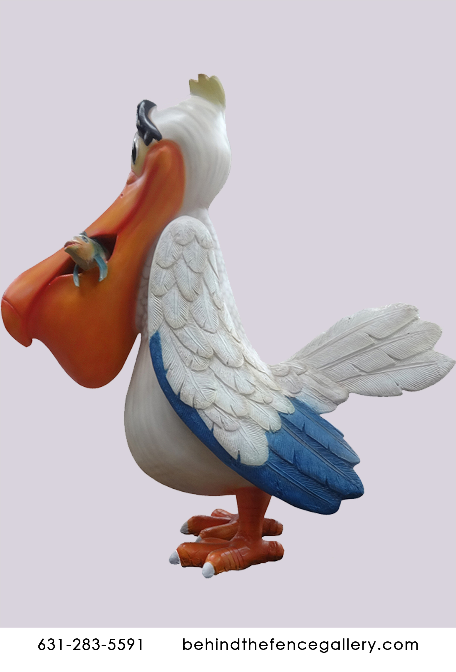 (image for) Cartoon Pelican Statue