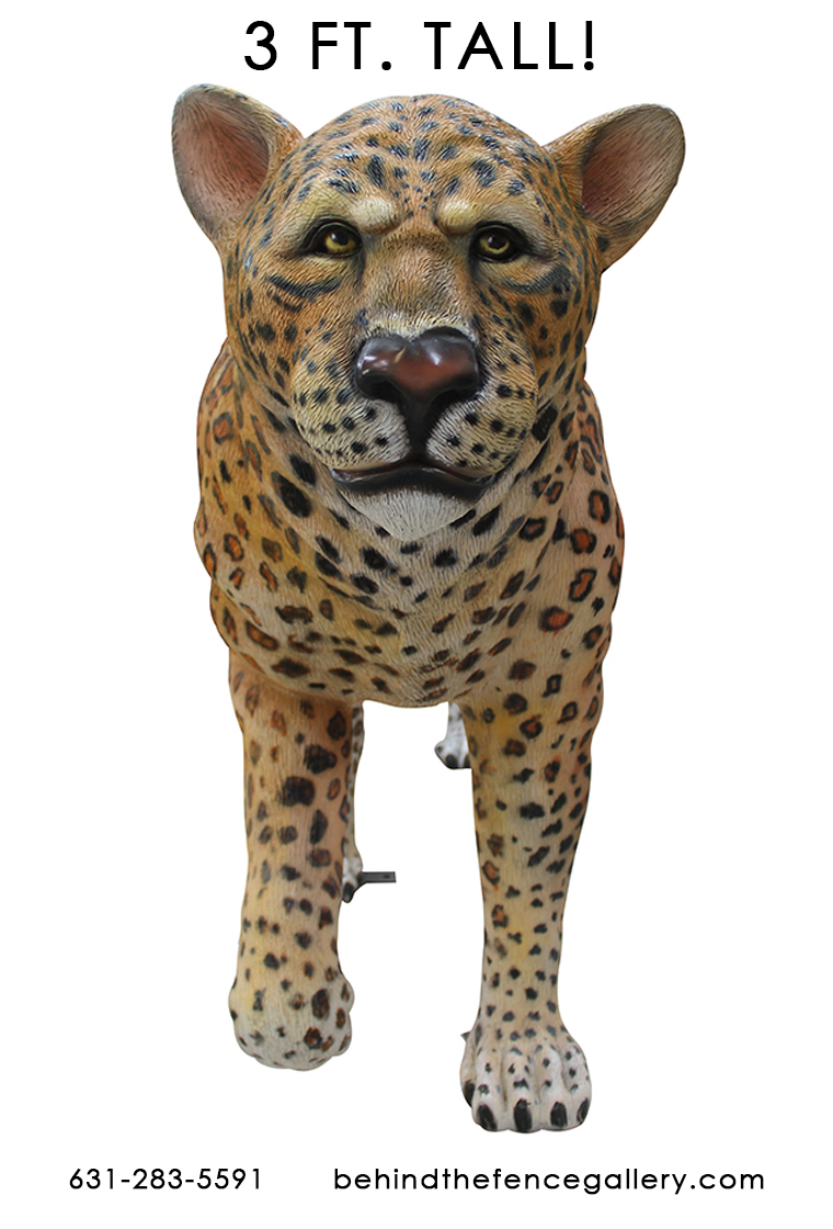 Leopard Statue Life Size Prop