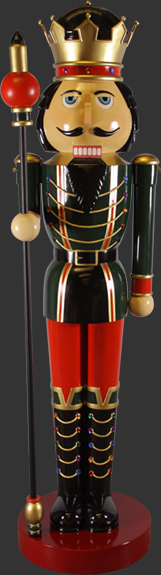 Nutcracker with Scepter in Right Hand - Click Image to Close