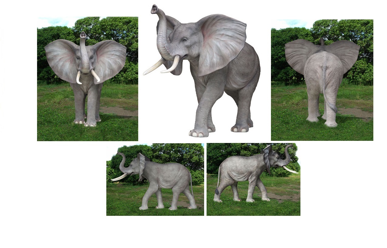 Elephant Walking - Click Image to Close
