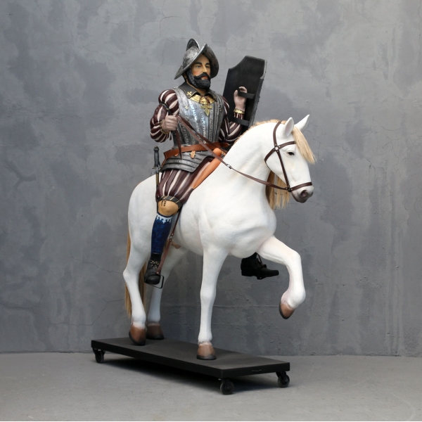 Spanish Knight on Horse