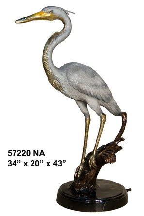 Crane on Tree