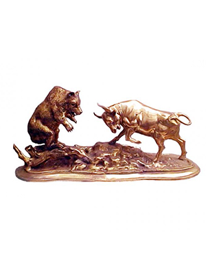 Bear Fighting Bull