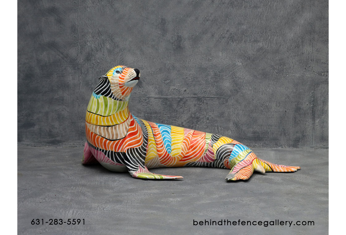 Popart Sea Lion Statue
