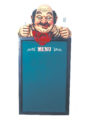 (image for) Happy Eating Black Board