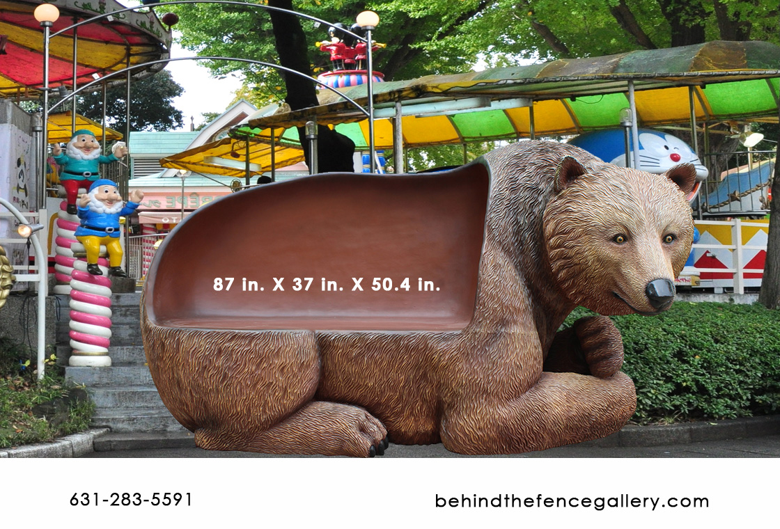 (image for) Brown Bear Garden Bench