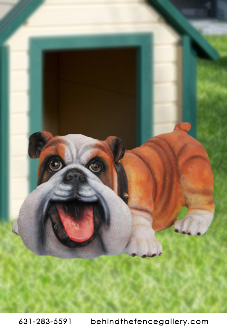 Comic Bulldog Statue