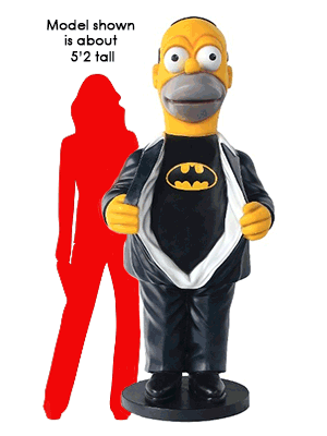 Funny Guy in Batman Shirt - Click Image to Close