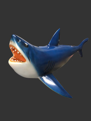 Hanging Blue Shark 2.5ft