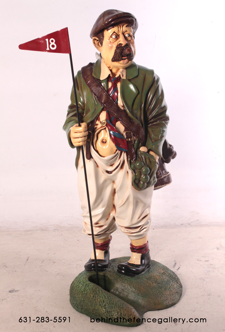 Golf Caddy Statue - 3ft