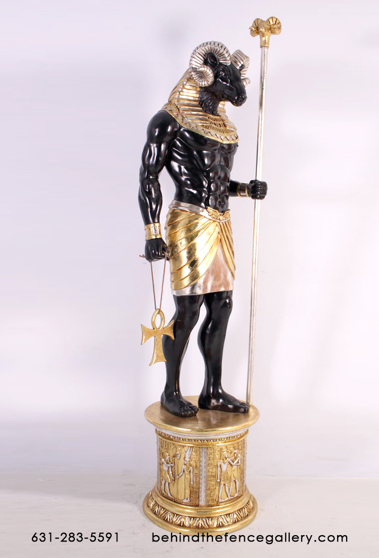 Khnum 6ft. Statue with Base