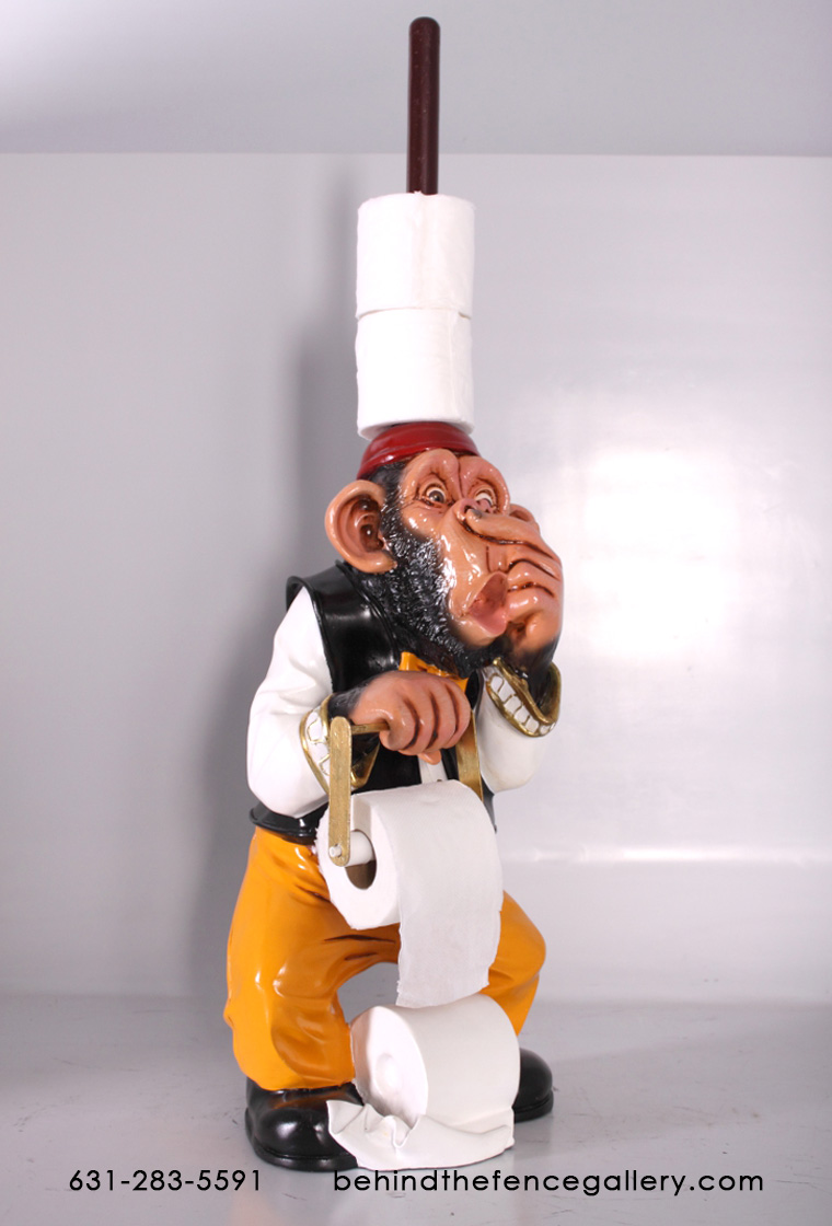 Toilet Monkey Tissue Holder