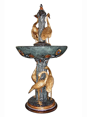 5 Birds Fountain - Special Patina